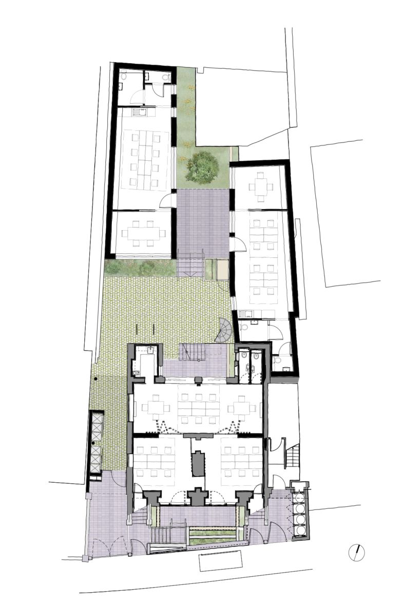 Sarah-Wigglesworth-Architects Clapton-Business-Centre GF Plan 1800